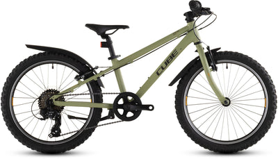 2026 Cube Cube Acid 200 Fe Kids Bike In Lightolive And Orange