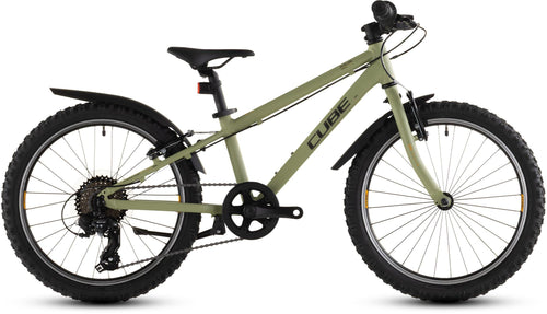 2026 Cube Cube Acid 200 Fe Kids Bike In Lightolive And Orange