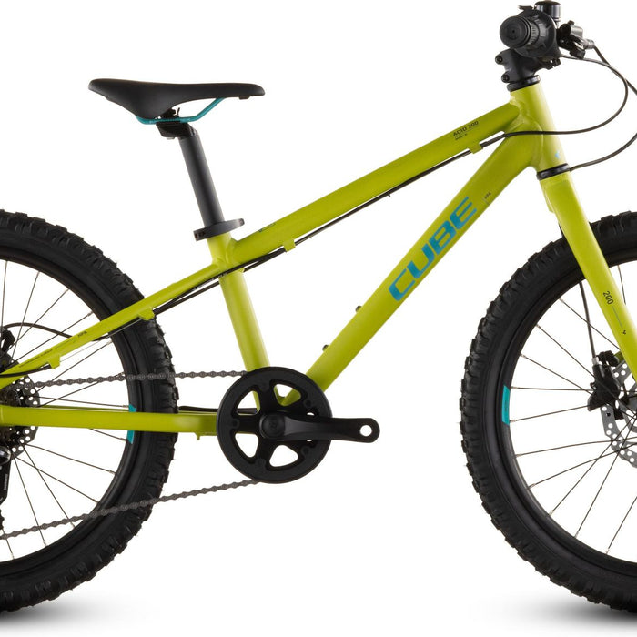2026 Cube Cube Acid 200 Disc Kids Bike In Lizard And Blue