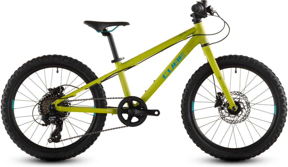 2026 Cube Cube Acid 200 Disc Kids Bike In Lizard And Blue