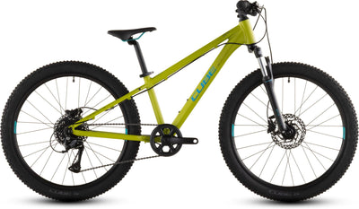 2026 Cube Cube Acid 240 Disc Kids Bike In Lizard And Blue