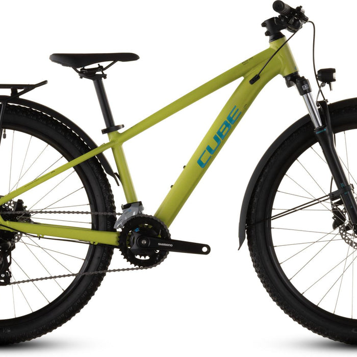 2026 Cube Cube Acid 260 Disc Fe Kids Bike In Lizard And Blue
