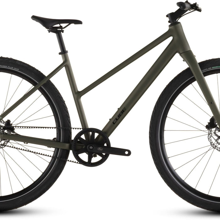 2026 Cube Cube Editor One Trapeze Hybrid Bike In Reedgreen And Black