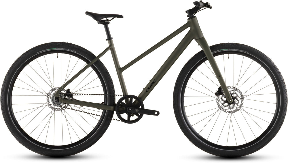 2026 Cube Cube Editor One Trapeze Hybrid Bike In Reedgreen And Black