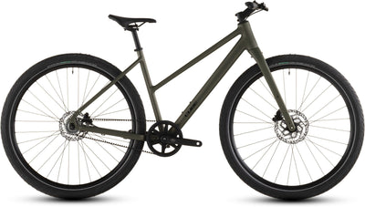 2026 Cube Cube Editor One Trapeze Hybrid Bike In Reedgreen And Black