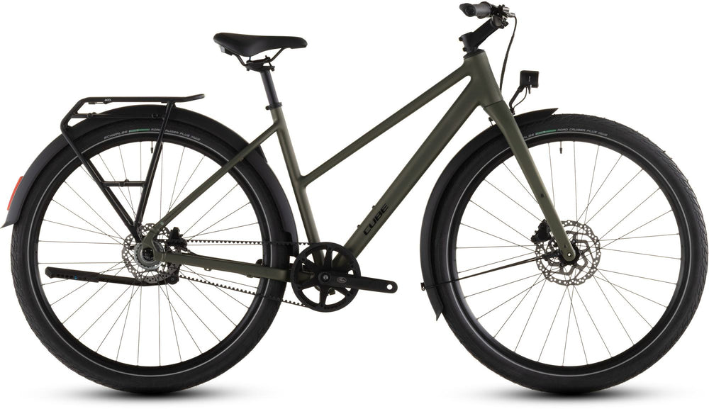2026 Cube Cube Editor One Fe Trapeze Hybrid Bike In Reedgreen And Black