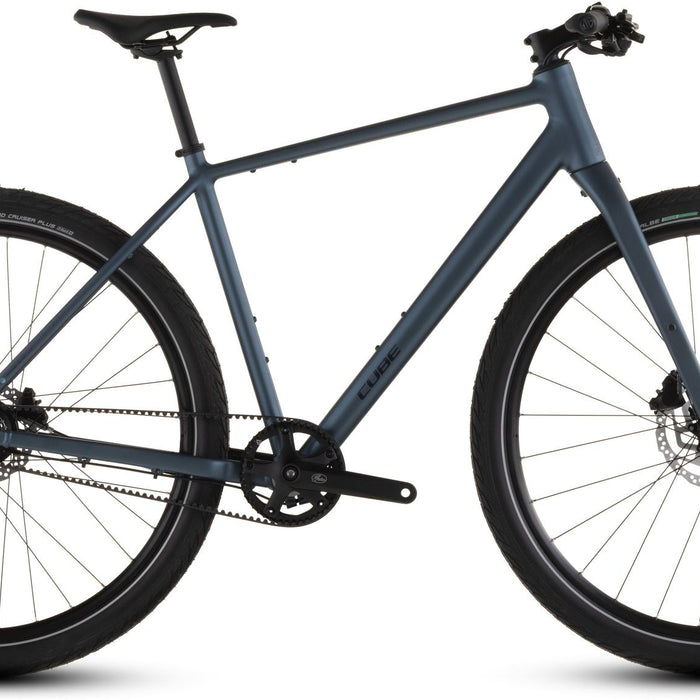 2026 Cube Cube Editor Pro Hybrid Bike In Mineralblue And Chrome