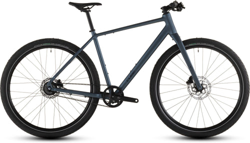 2026 Cube Cube Editor Pro Hybrid Bike In Mineralblue And Chrome