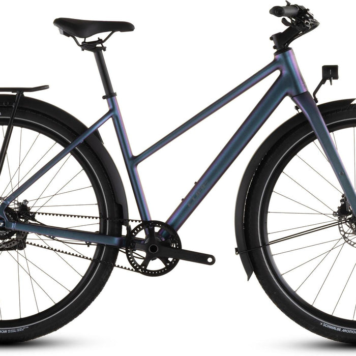 2026 Cube Cube Editor Slx Fe Trapeze Hybrid Bike In Amoolite And Reflex