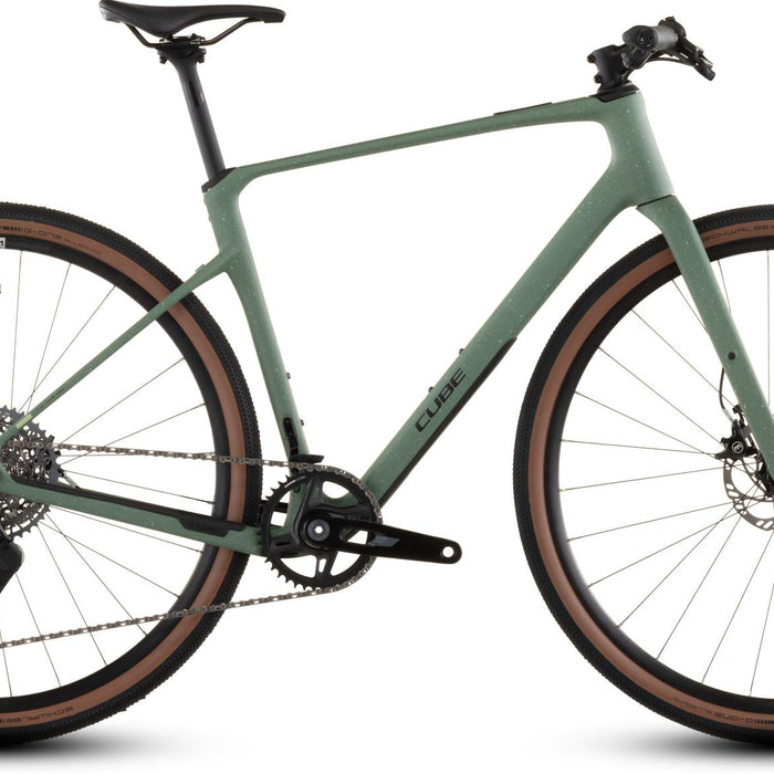2026 Cube Cube Nulane C:62 Slt Road Bike In Greensmoothie And Green