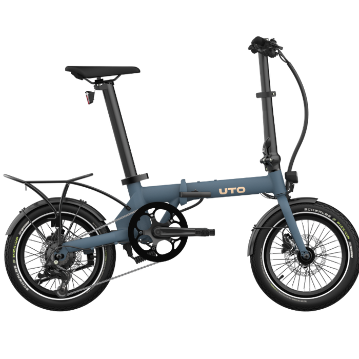 UTO Morning OG16 Electric Folding Bike in Ocean Blue