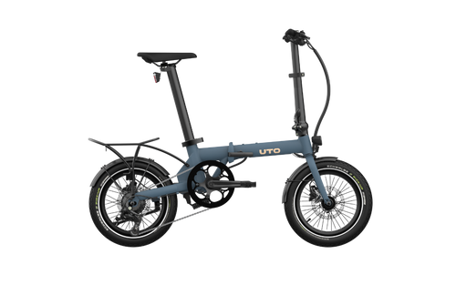 UTO Morning OG16 Electric Folding Bike in Ocean Blue