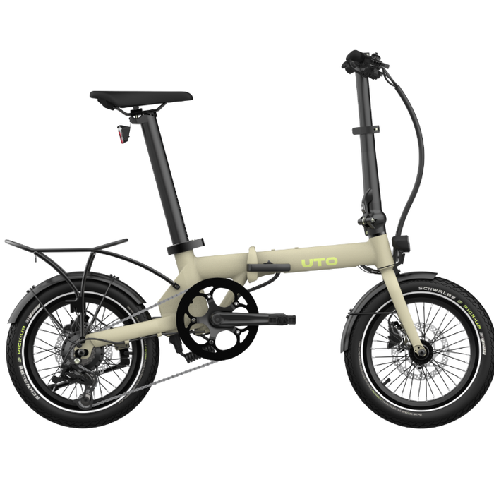 UTO Morning OG16 Electric Folding Bike in Desert Sand