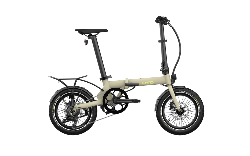 UTO Morning OG16 Electric Folding Bike in Desert Sand