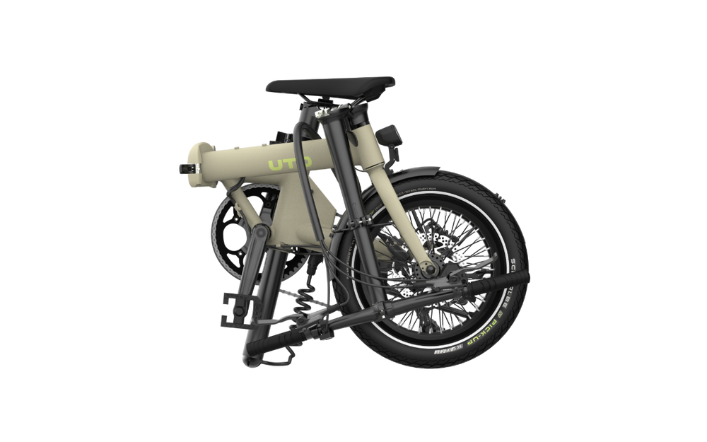 UTO Morning OG16 Electric Folding Bike in Desert Sand