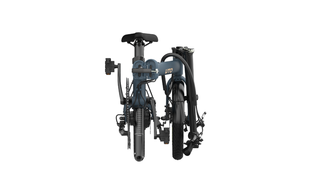 UTO Morning OG16 Electric Folding Bike in Ocean Blue