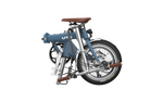 UTO Morning Vintage OG16 Electric Folding Bike in Satin Blue