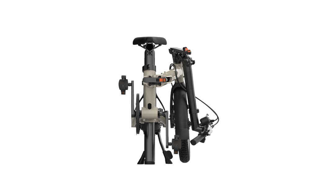 UTO Morning PRO16 Electric Folding Bike in Satin Taupe