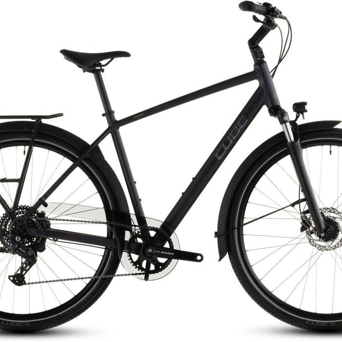 2026 Cube Cube Touring One Hybrid Bike In Night And Chrome