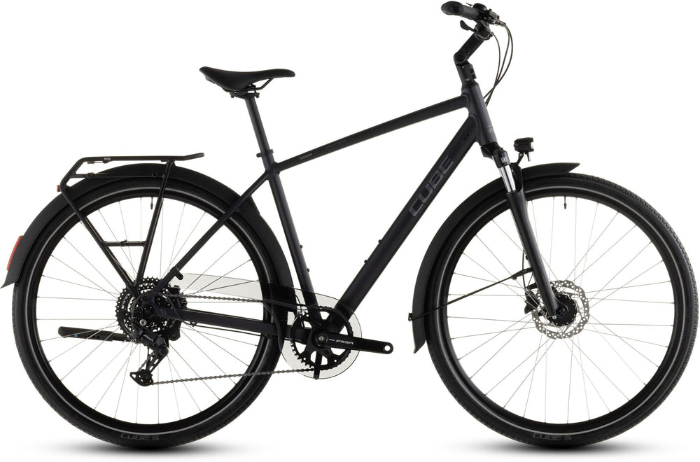 2026 Cube Cube Touring One Hybrid Bike In Night And Chrome