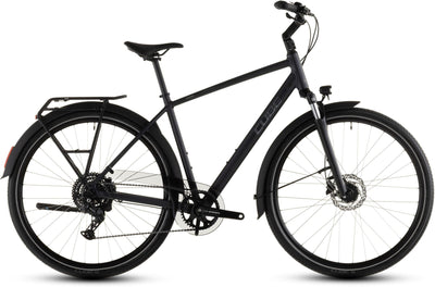 2026 Cube Cube Touring One Hybrid Bike In Night And Chrome