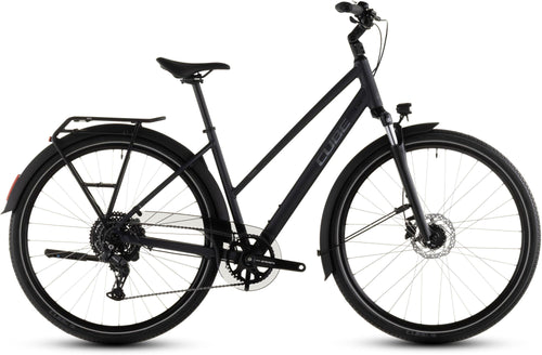 2026 Cube Cube Touring One Trapeze Hybrid Bike In Night And Chrome