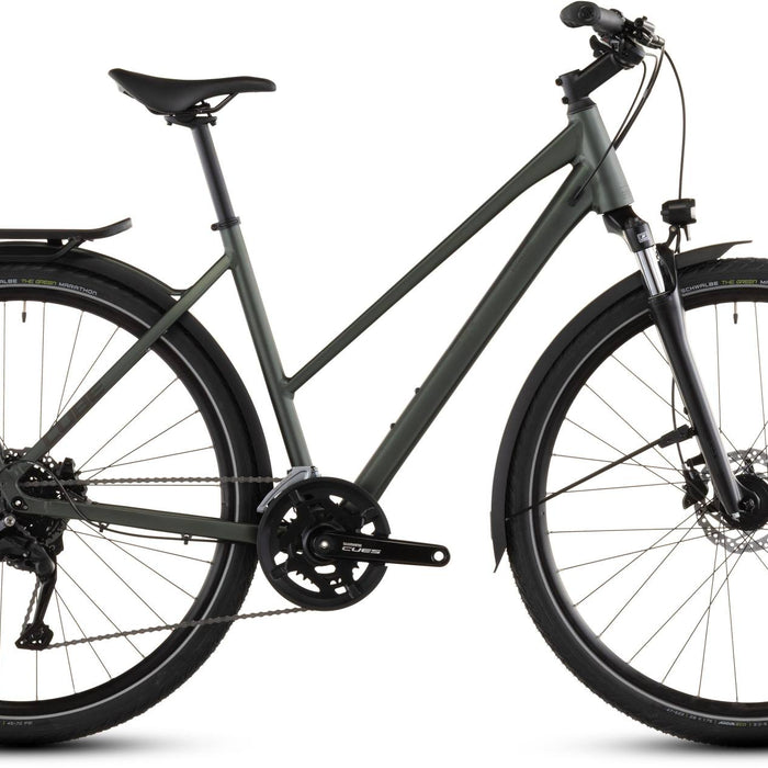 2026 Cube Cube Kathmandu One Trapeze Hybrid Bike In Sagebrushgreen And Green