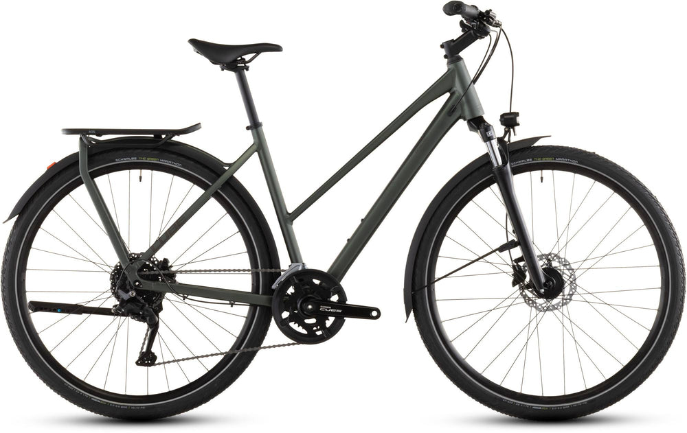 2026 Cube Cube Kathmandu One Trapeze Hybrid Bike In Sagebrushgreen And Green