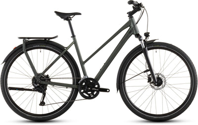 2026 Cube Cube Kathmandu One Trapeze Hybrid Bike In Sagebrushgreen And Green