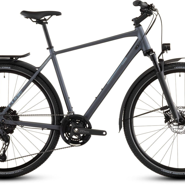 2026 Cube Cube Kathmandu Exc Hybrid Bike In Metallicgrey And Chrome