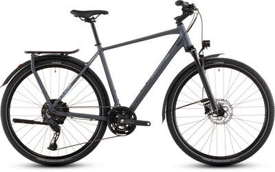 2026 Cube Cube Kathmandu Exc Hybrid Bike In Metallicgrey And Chrome