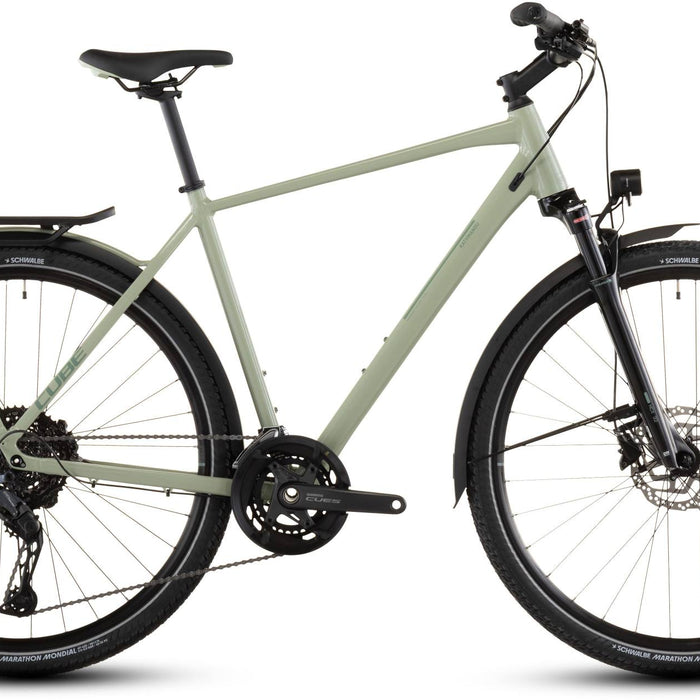 2026 Cube Cube Kathmandu Ecx Hybrid Bike In Pea And Grey