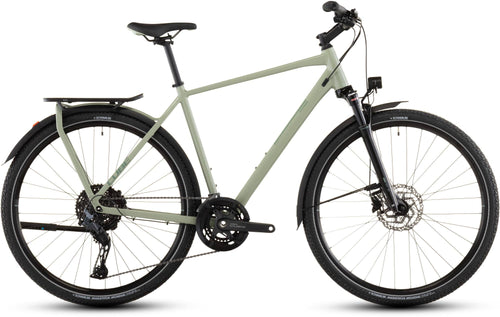 2026 Cube Cube Kathmandu Ecx Hybrid Bike In Pea And Grey