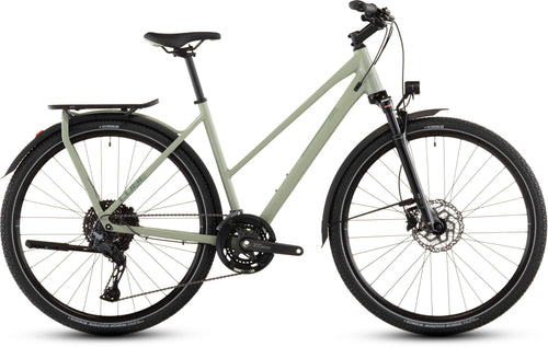 2026 Cube Cube Kathmandu Exc Trapeze Hybrid Bike In Pea And Grey