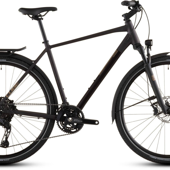 2026 Cube Cube Kathmandu Slx Hybrid Bike In Solareclipse And Gold