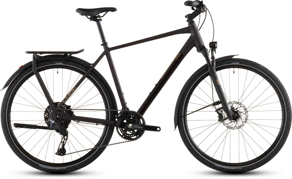 2026 Cube Cube Kathmandu Slx Hybrid Bike In Solareclipse And Gold