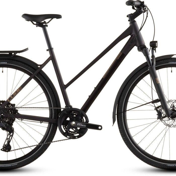 2026 Cube Cube Kathmandu Slx Trapeze Hybrid Bike In Solareclipse And Gold