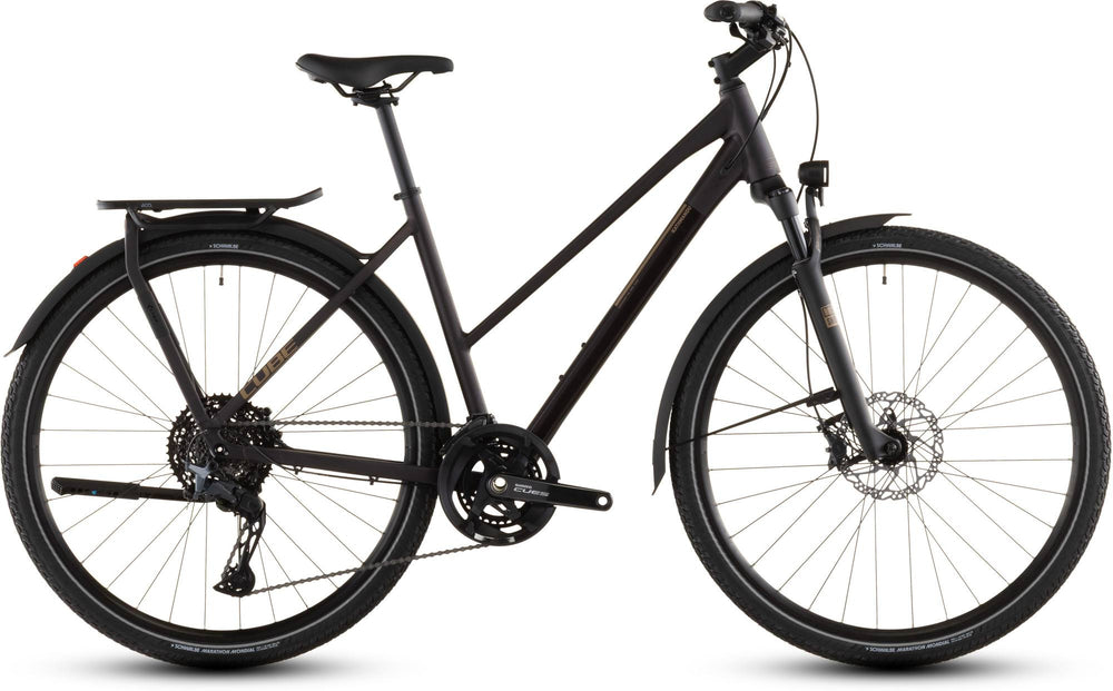 2026 Cube Cube Kathmandu Slx Trapeze Hybrid Bike In Solareclipse And Gold