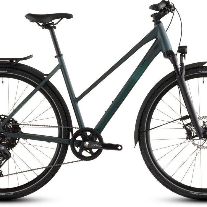 2026 Cube Cube Kathmandu Slt Trapeze Hybrid Bike In Duskwood And Goblin