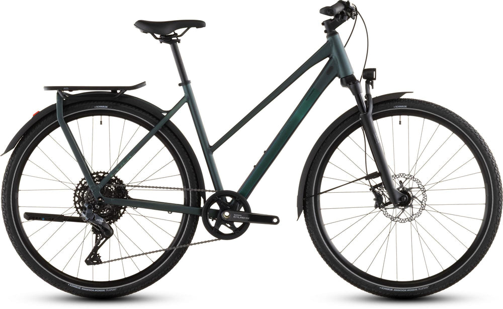 2026 Cube Cube Kathmandu Slt Trapeze Hybrid Bike In Duskwood And Goblin