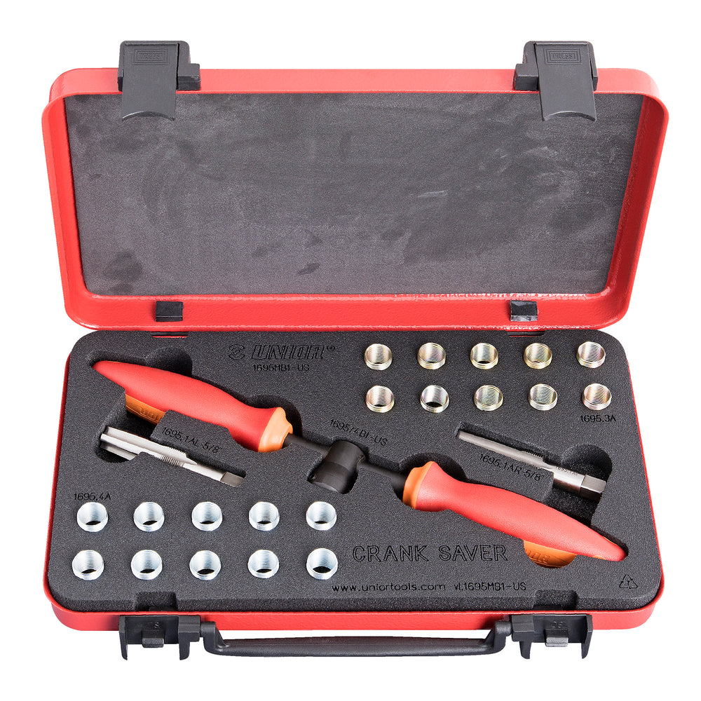 Unior Crank Saver-Pedal Thread Repair And Insert Kit