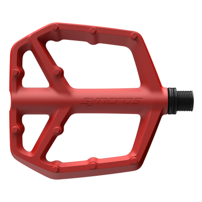 Syncros Squamish III Flat Pedals in Florida Red, view 2