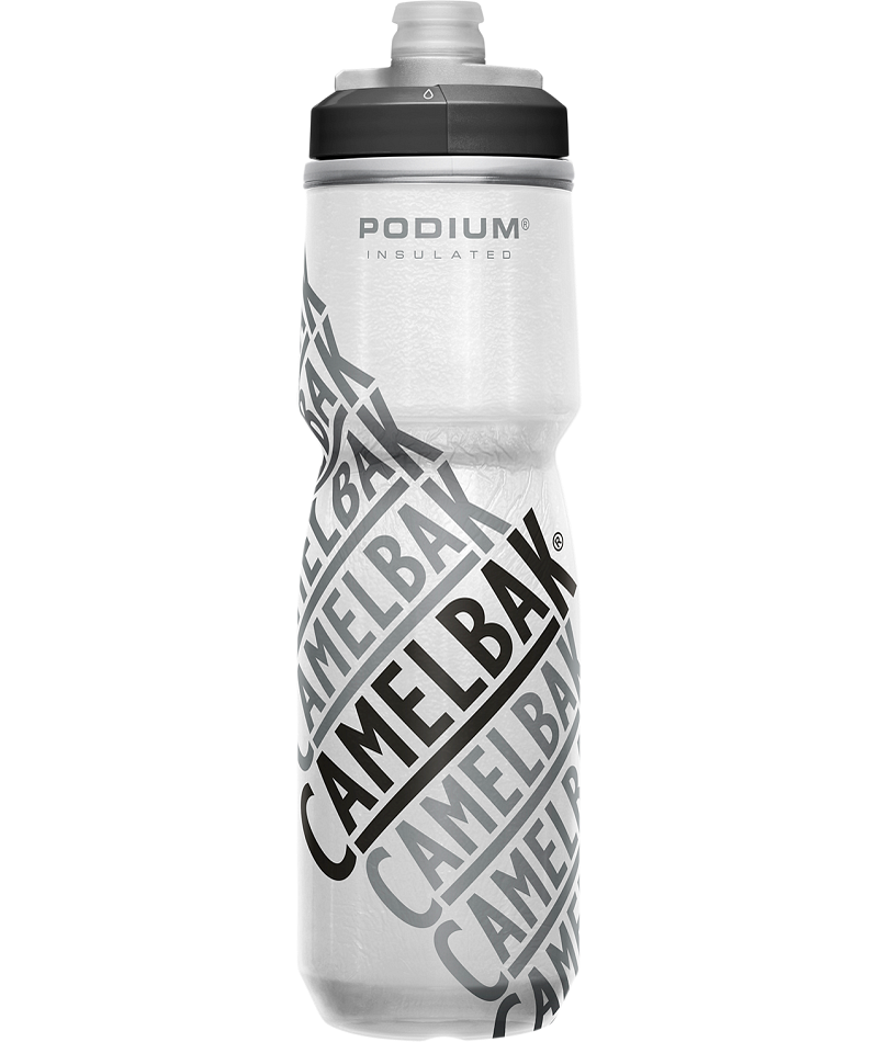 Camelbak Podium Chill 24Oz Cycling Drinks Bottle in White / Black