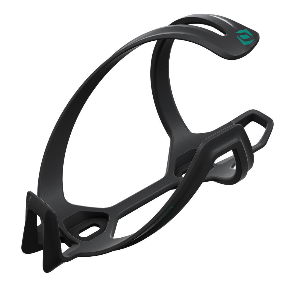 Syncros Tailor 1.0 Right Bottle Cage in Black/Teal Blue, main view