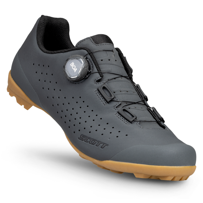 SCOTT Gravel Pro Shoe in Matt Grey/Black, main view
