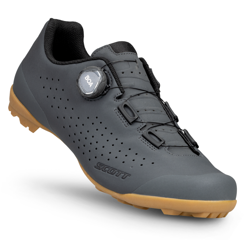 SCOTT Gravel Pro Shoe in Matt Grey/Black, main view