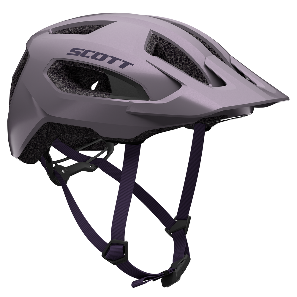 2026 SCOTT Supra Cycling Helmet in Silver Purple, main view