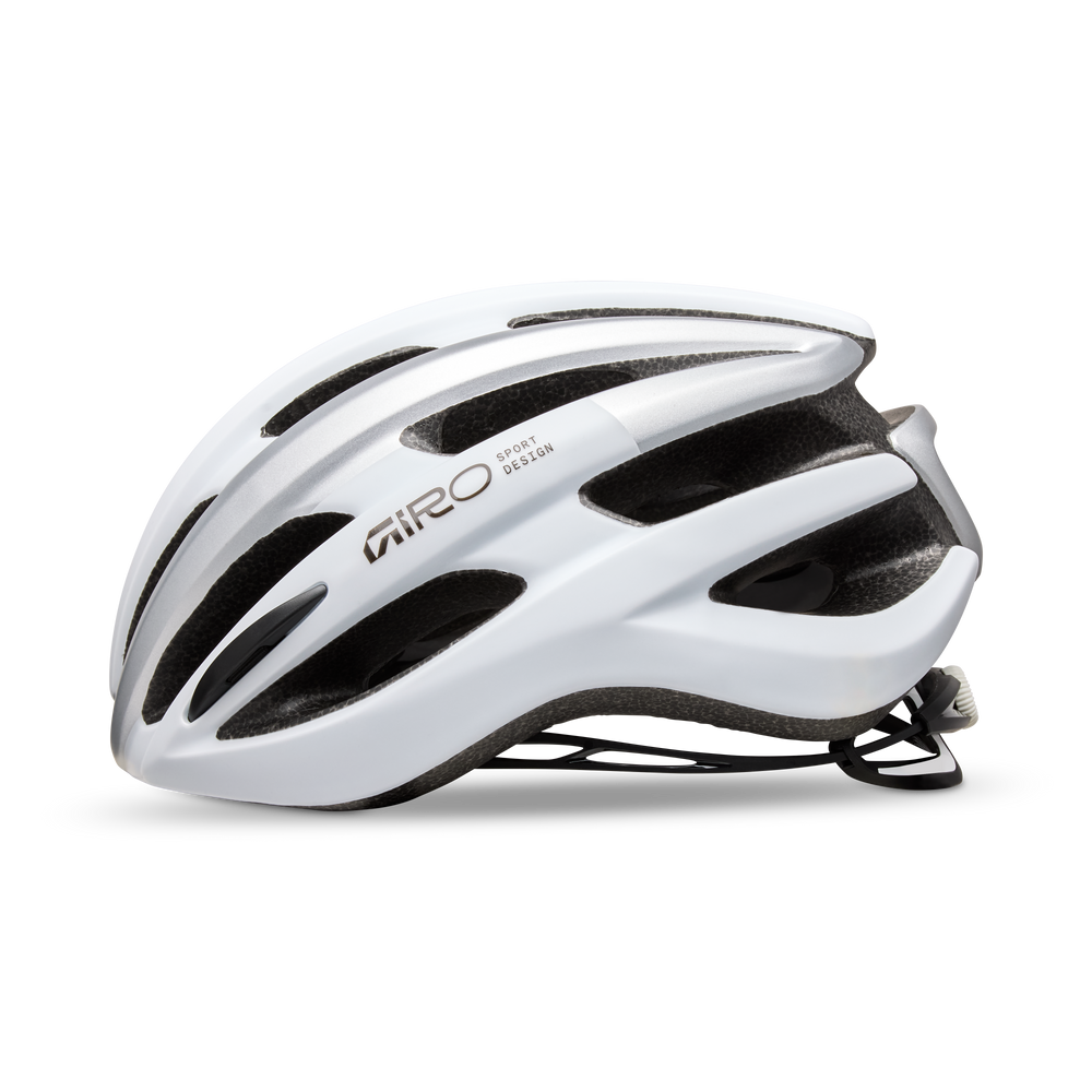 2026 GIRO Foray Unisex Road Cycling Helmet in White/Silver
