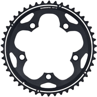 Shimano FC-CX50 10 speed outer chainring, 46T-G, black