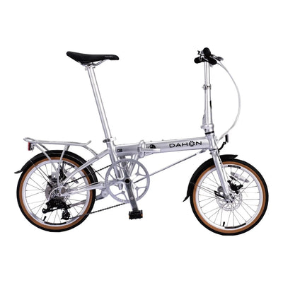Dahon K9 folding bike in Silver